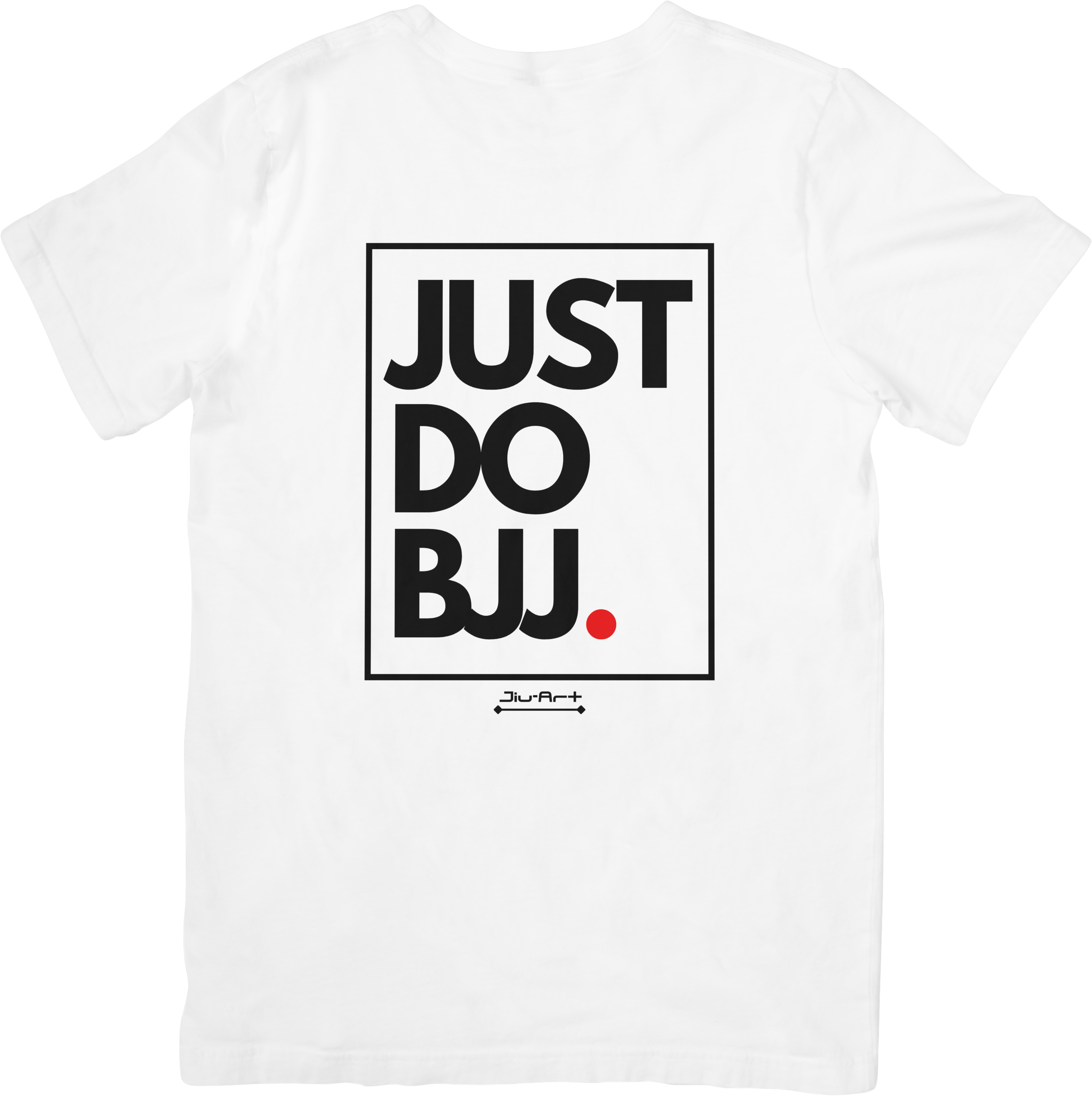 Camisa Just do BJJ. (Letra preta)