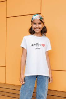 Camisa jiu-jitsu é minha paixão ( Infantil de 10 a 14 ) Letra preta