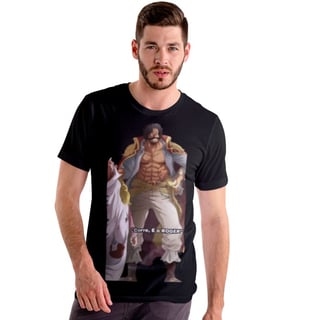 Nome do produto camisa Corre é o ROGER - One Piece
