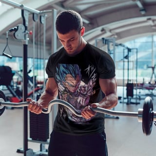 Nome do produto camisa Vegeta Super Sayajin Blue