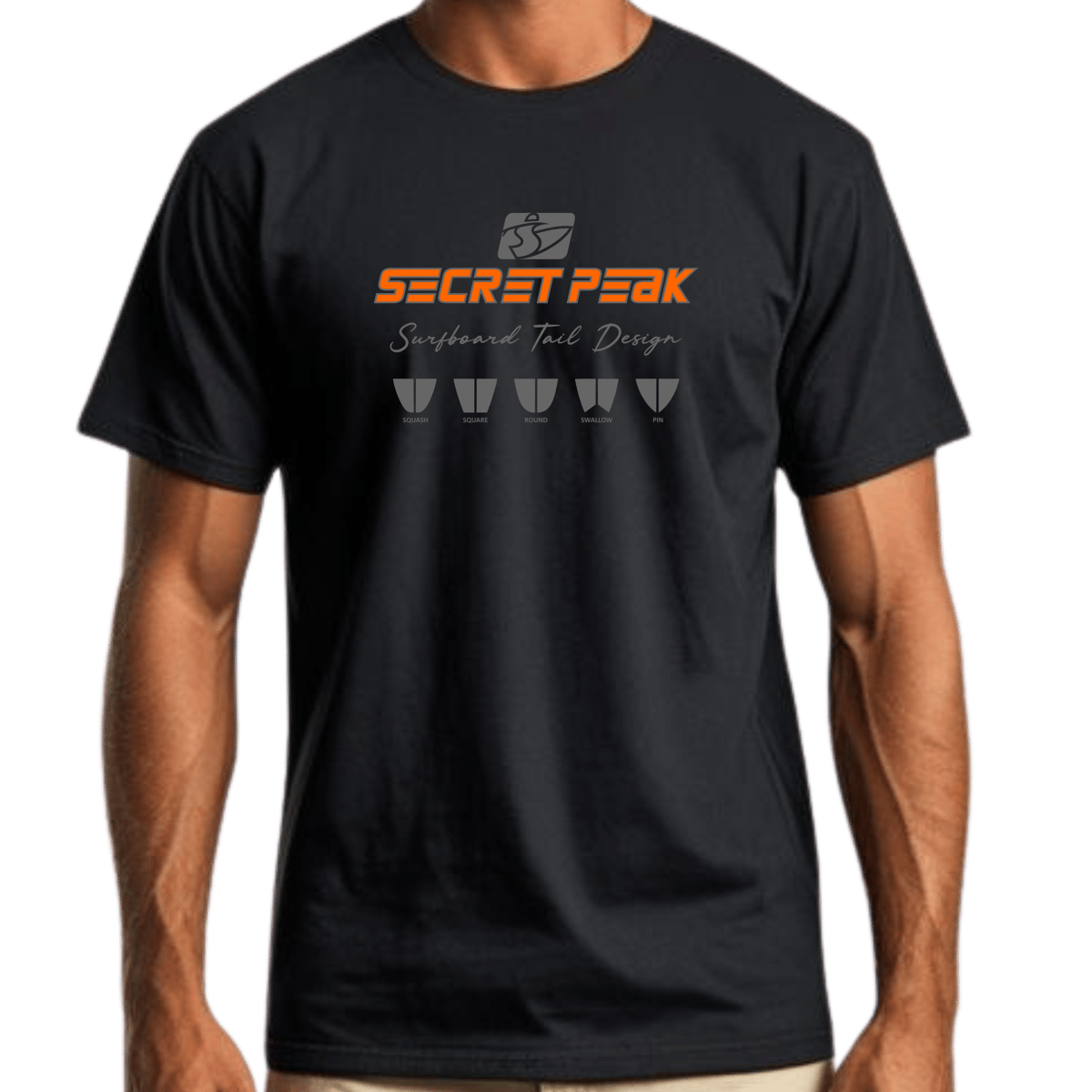 Nome do produto: CAMISETA SECRET PEAK SURFBOARD TAIL DESIGN