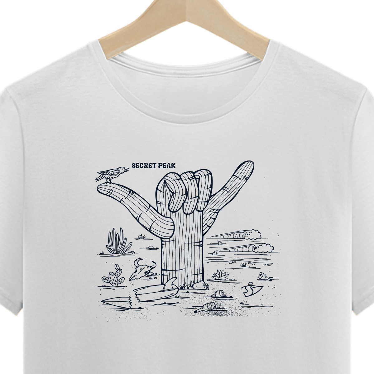 Nome do produto: CAMISETA SECRET PEAK CACTUS SHAKA