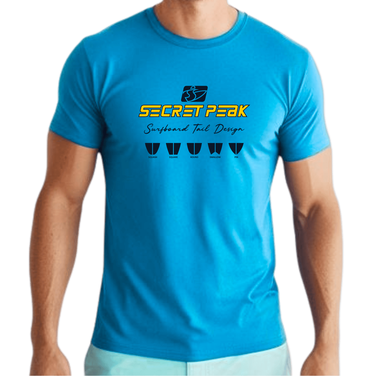 Nome do produto: CAMISETA SECRET PEAK SURFBOARD TAIL DESIGN
