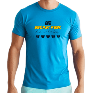 CAMISETA SECRET PEAK SURFBOARD TAIL DESIGN