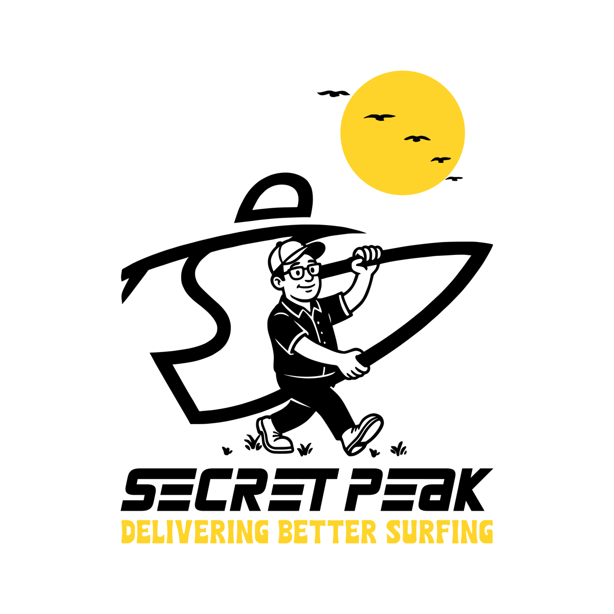 Nome do produto: CAMISETA SECRET PEAK DELIVERING BETTER SURFING LOGO