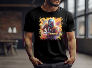 Nome do produto Camiseta - Guardian Blue Mask