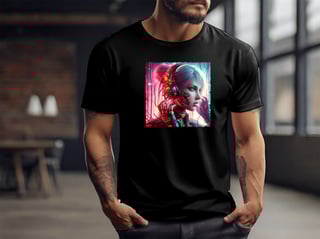 Nome do produto Camiseta - Android Cyberpunk