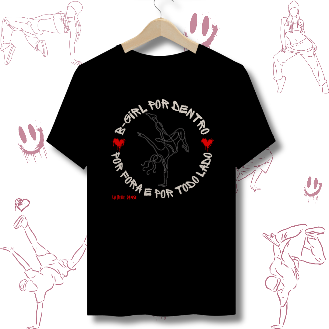 Nome do produto: Hip Hop - T-shirt - B-girl por todo lado