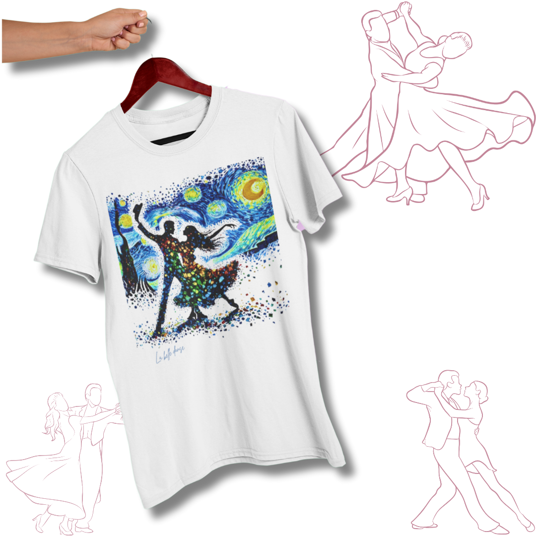 Nome do produto: T-shirt  - Dançando com Van Gogh 