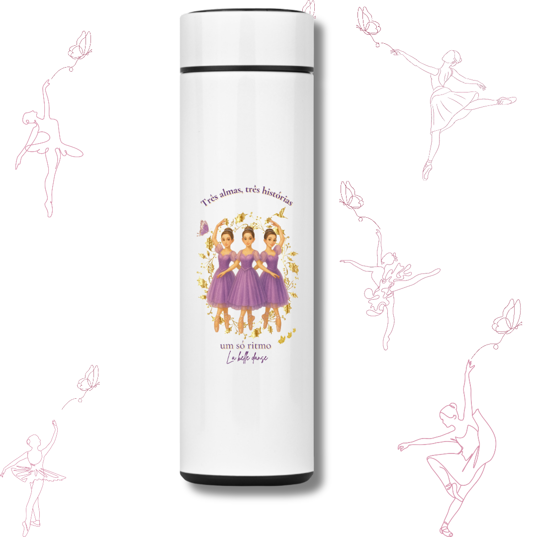 Nome do produto: Ballet - Garrafa térmica - Trigêmeas 