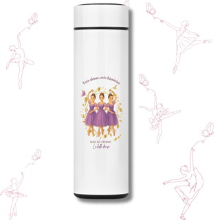 Nome do produto Ballet - Garrafa térmica - Trigêmeas 