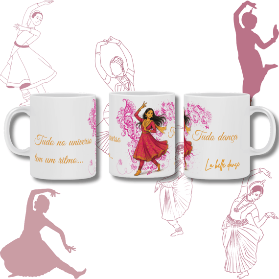 Dança Indiana - Caneca - Priyanka Dhingra 