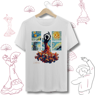 Dança Flamenca - T-shirt - Noite Flamenca 