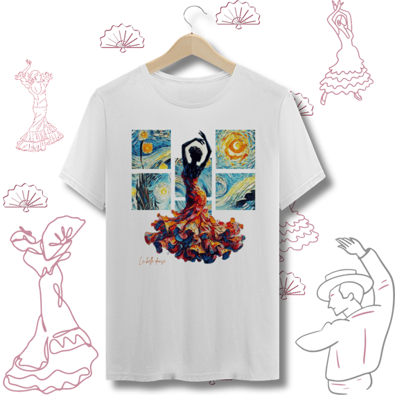 Dança Flamenca - T-shirt - Noite Flamenca 