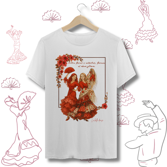 Dança Flamenca - T-shirt- Pati Fontoura e Lalita Nunes