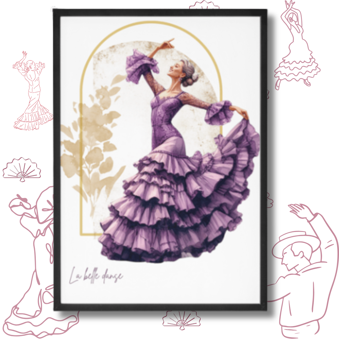 Nome do produto: Dança Flamenca - Pôster - Rosmary 