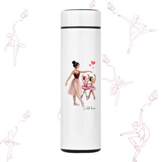 Nome do produto Ballet - Garrafa térmica  - Tia Larissa 