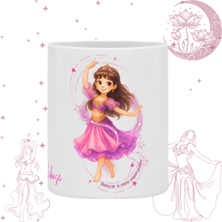 Nome do produto Dança do ventre  - Caneca - Maria Carolina 