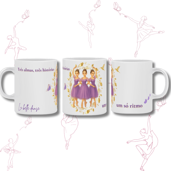 Ballet - Caneca - Trigêmeas 