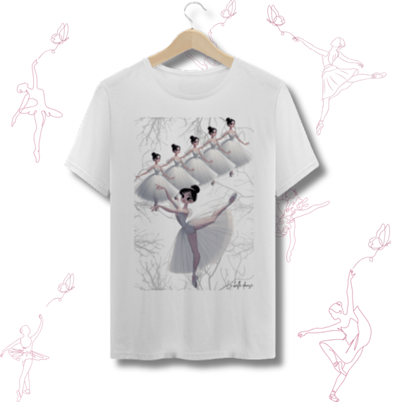 Ballet - T-shirt  - Carol Cabral e as Wilis