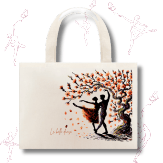 Ballet - Eco bag  - Pas de deux primaveril 