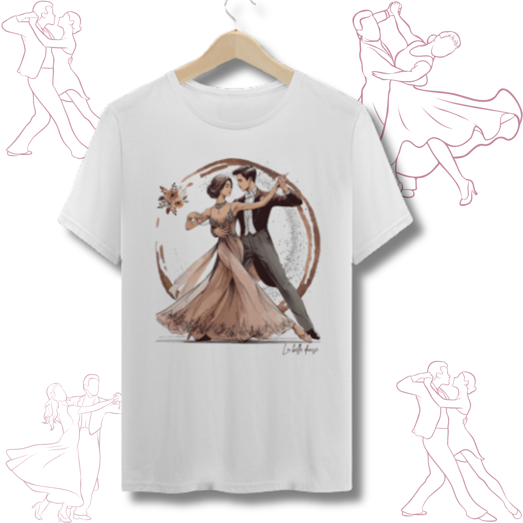 Nome do produto: Valsa - T-shirt  - Ana e Antônio 