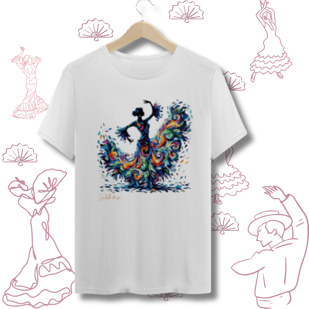 Nome do produto: Dança Flamenca - T-shirt  - Alma Flamenca 