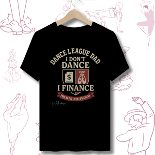 Nome do produto Dance League Dad - T-shirt 