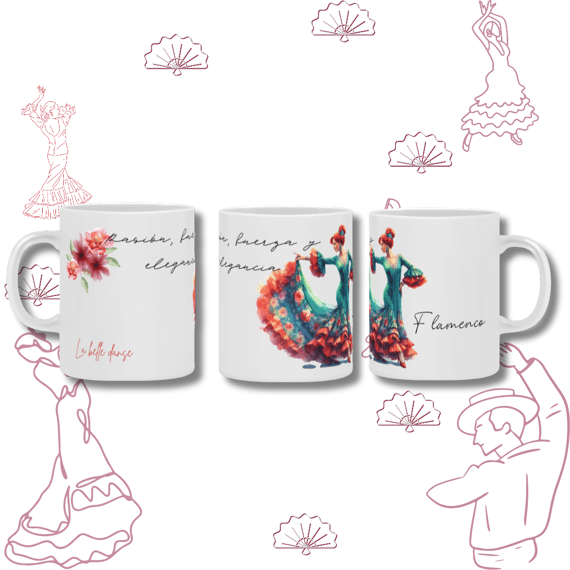 Dança Flamenca - Caneca  - Noeli