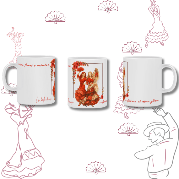 Dança Flamenca - Caneca - Pati Fontoura e Lalita Nunes 