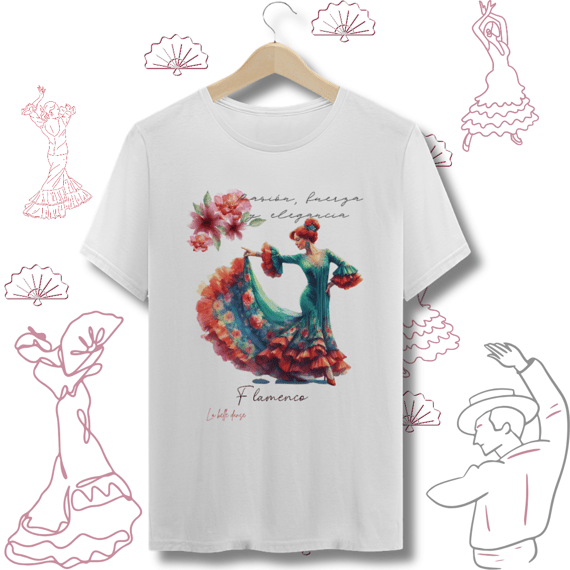 Dança Flamenca - T-shirt - Noeli