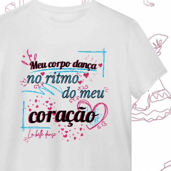 Dança que pulsa  - T-shirt 