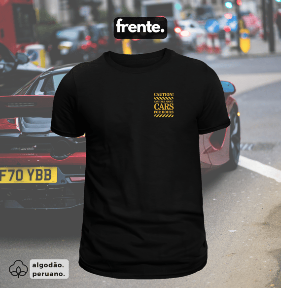CAMISETA PIMA - CAUTION