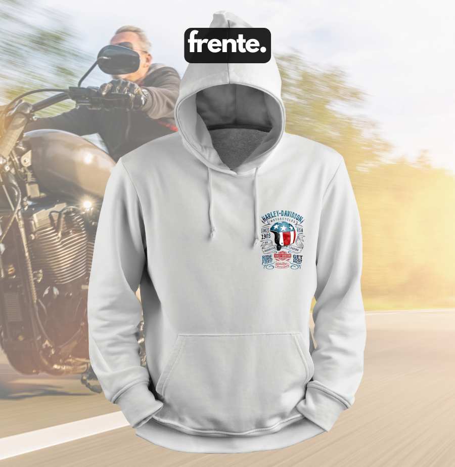 Nome do produto: MOLETOM CANGURU - HARLEY