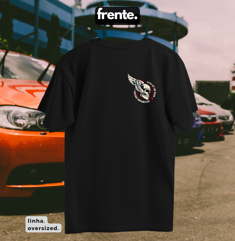 Nome do produto: CAMISETA OVERSIZED - WINGS ROAD