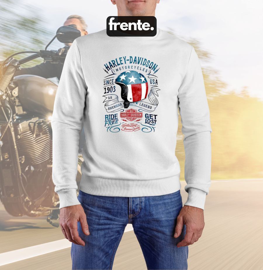 Nome do produto: MOLETOM FECHADO - HARLEY