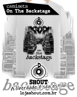 Nome do produto Camiseta ON THE BACKSTAGE.