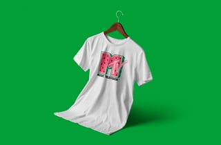 Nome do produtoMTV Watermelon Logo Fill Graphic T-Shirt