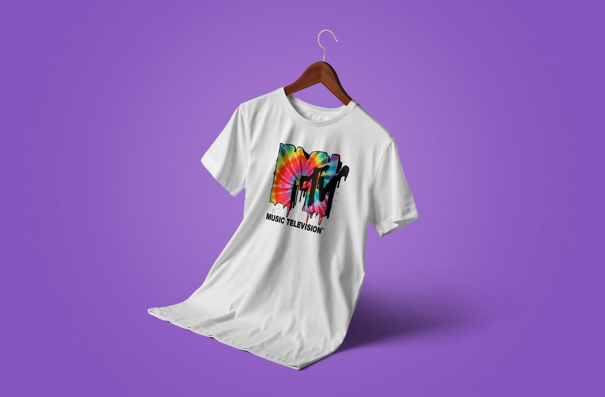Nome do produto: MTV Classic Tie Dye Drip Logo Hoodie