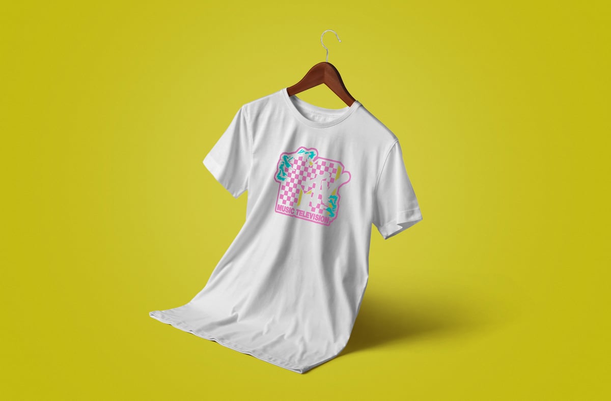 Nome do produto: MTV Checkered Monster Hand Logo Hoodie