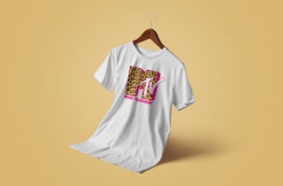 Nome do produtoMTV Logo Leopard Print Premium T-Shirt