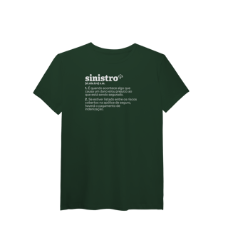 Nome do produto Sinistro - Explicando o Segurês (T-Shirt Algodão Pima)