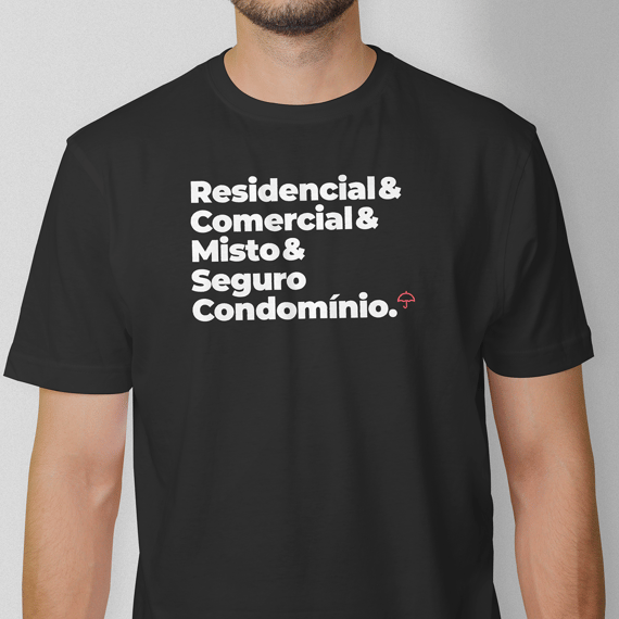 Seguro Condomínio - Residencial, Comercial e Misto (T-Shirt Prime)