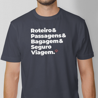 Seguro Viagem - Roteiro, Passagens e Bagagem (T-Shirt Prime)