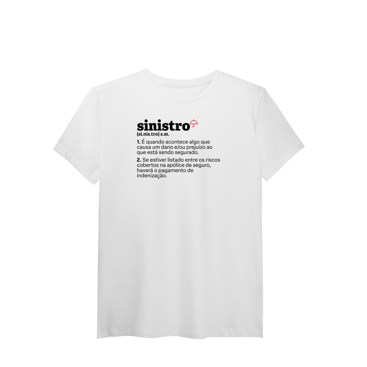 Nome do produto: Sinistro - Explicando o Segurês (T-Shirt Algodão Pima)