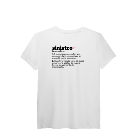 Sinistro - Explicando o Segurês (T-Shirt Algodão Pima)