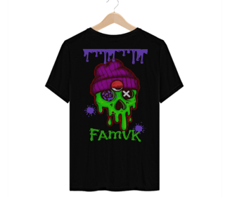 Nome do produto camisa 01 FAMVK skull alien