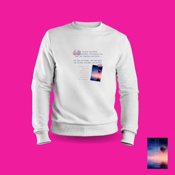 Moletom fechado Solidões Acompanhadas