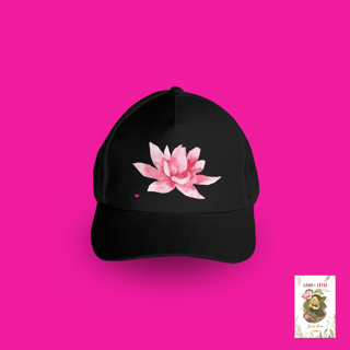 Boné com tela Lótus (Lama e Lótus)