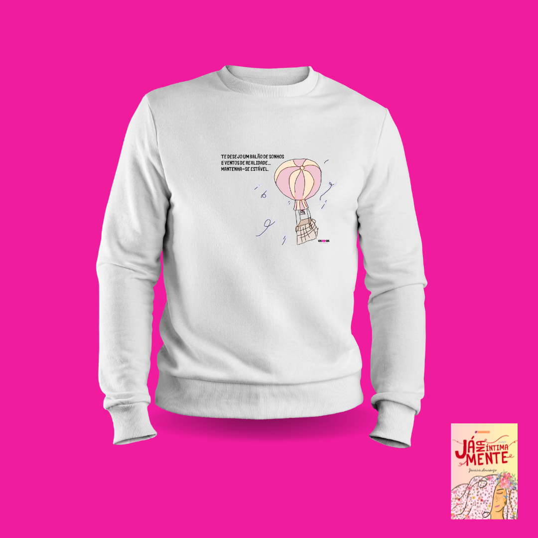 Nome do produto: Moletom fechado Balão de Sonhos (Já na Íntima Mente)